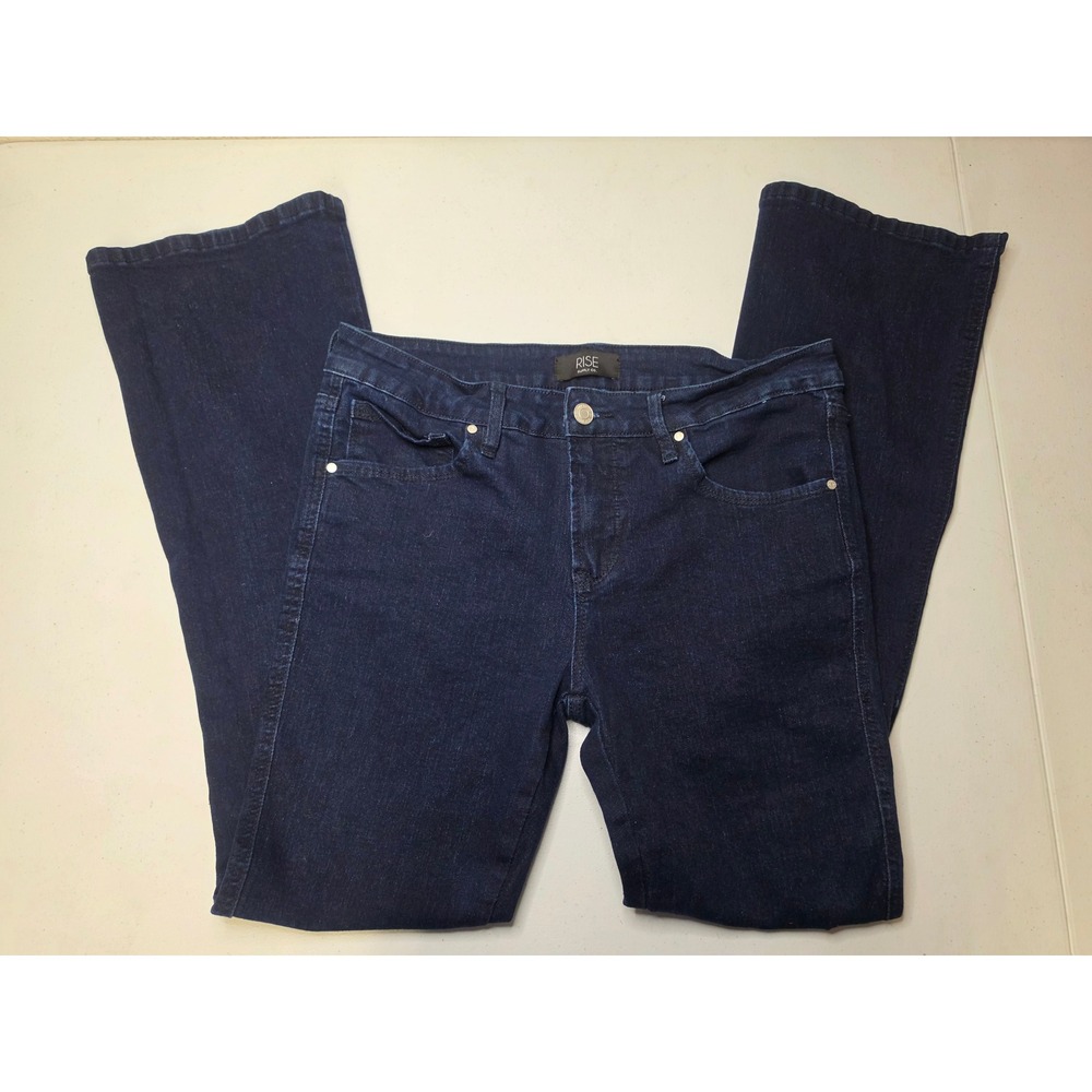 Rise Supply Co Womens Dark Wash Bootcut Jeans Size 13 Stretch Denim